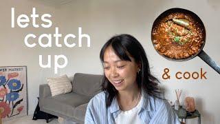 a chatty cook with me | vegetarian bolognese | architecture q&a