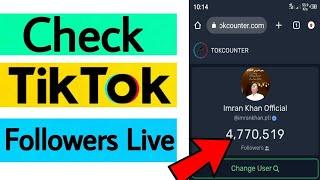 TikTok Live Followers Counter | TikTok Live Followers Count Real Time