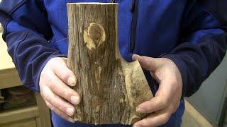 Red Cedar Log To Vase - Wood Turning