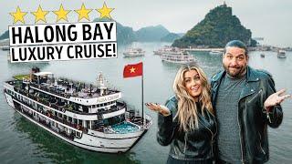 5-Star Luxury Cruise in Halong Bay, Vietnam | FULL EXPERIENCE (3 Days, 2 Nights)