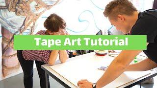 Tape Art Academy Tutorial - Tape Art Techniken/ Anleitung