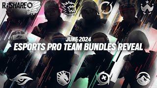 Pro team skins June 2024 | Rainbow Six Esports