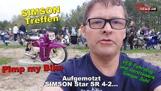 Aufgepimpt - SIMSON SR4-2 STAR - Simson Treffen Bernau