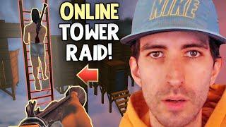 We Made A Ladder Tower To Raid His Base! ( Gameplay ) - Tribals.io Survival