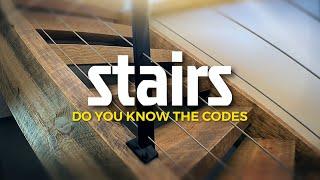 All of the building codes for stairs in one video! How to build stairs