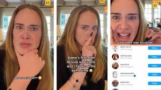 Adele's Instagram Live Was Chaotic & Iconic #Shorts