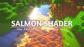 Top 1 Shader Mcpe 1.19.50 & 1.20 || SALMON SHADER - Realistic Shader & Support Render Dragon