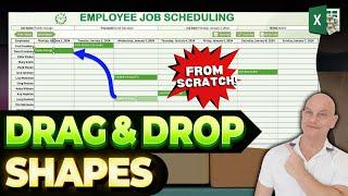 How To Master Drag & Drop Shapes In Excel VBA From Scratch