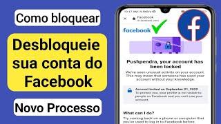 Como desbloquear uma conta do Facebook (nova) Corrija que sua conta foi bloqueada Facebook |