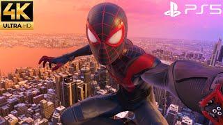 Spider-Man Miles Morales PS5 - Free Roam Gameplay (4K 60FPS Performance RT)