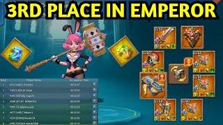 3RD PLACE IN EMPEROR #2  - Lords Mobile