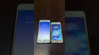 iPhone 6 Plus on iOS 9 vs iPhone 6s on iOS 15 boot up test #shorts #iphone6plus #ios9 #iphone6s #ios