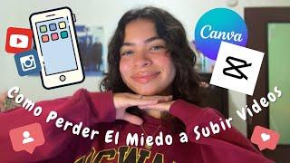 Como perder el miedo a subir videos🫣 | alondra willianys