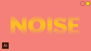 How to add NOISE (GRAIN) TEXTURE without any brushes | Illustrator tutorial