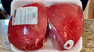 Costco Sirloin Tip Roast / Costco 2025 / Costco Beef / Sirloin Tip Roast / Swiss Steak / ASMR