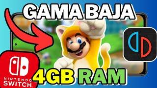 EMULE SWITCH en ANDROID GAMA BAJA CON 4GB de RAM!