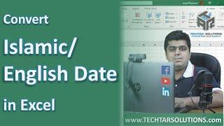 Islamic/English Date Conversion in Excel