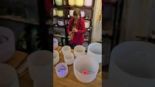 Musical Mushroom Performance by Denise at the Sound Journey Store!
