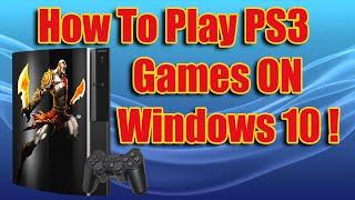 How to play PlayStation 3  games on windows 10 using RPCS3