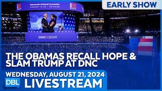 Obama's Recall Hope & Bash Trump At The DNC