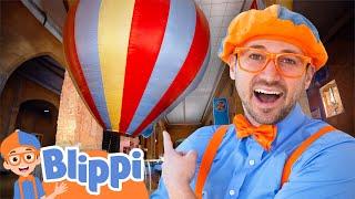 How Do Hot Air Balloons Fly?  Blippi Explores the Science of Flight! | Educational Videos for Kids