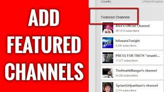 How To Add Featured Channels On YouTube App