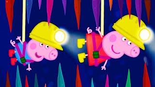 Peppa Pig Ventures into a Dark and Mysterious Cave   Adventures With Peppa Pig