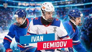 Ivan Demidov is 18-year-old forward from SKA Saint Petersburg