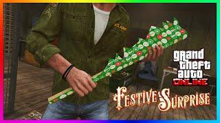 NEW CHRISTMAS WEAPONS, How To Unlock, FREE Guns, MONEY Car Duplication, GTA 5 2024 GTA Online Update