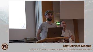 sett: data encryption and transfer made easy(ier) by Jaroslaw Surkont, Christian Ribeaud -  Zürisee