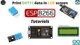 E.P:-35 | Interfacing the DHT11 Sensor with an LCD Display - Tutorial and Demonstration