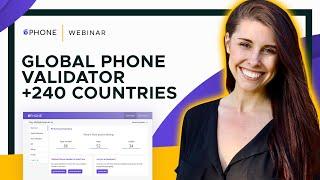 Easy phone number validation for 240+ international calling codes with ClearoutPhone