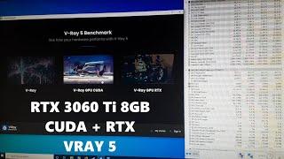 V-Ray 5 Benchmark Render with CUDA and RTX - GeForce RTX 3060 Ti