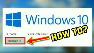 pc ka name kaise change kare windows 10. how to rename pc in windows 10. change pc name हिंदी में.