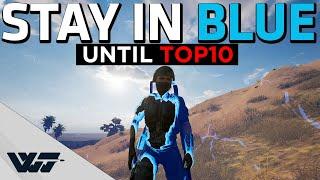 STAY IN THE BLUE UNTIL TOP10 - This shouldn't work! - PUBG