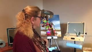 Easel Palette Lighting - Debra Keirce Art Journey