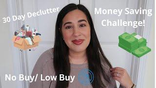 Jan 2023 Challenges! | Declutter Challenge, Low Buy, Save $$$