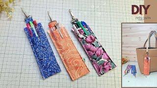 5 minute sewing/ Gift ideas/ Make a simple pen holder ( No.1) #diy #tutorial #sewingideas