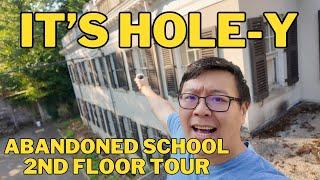 Exploring the most DAMAGED floor of my Abandoned school Floor 2 Episode 16