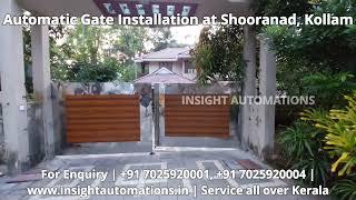 Automatic Gate Installation at Kollam #insightautomations