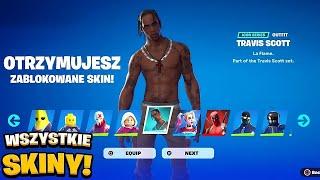 ZNALAZŁEM MAPY NA DARMOWE SKINY W FORTNITE! *TRAVIS, PSYCHOBANDIT, IKONIK, WILDCAT*