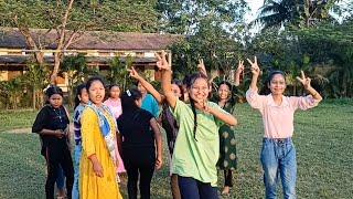 Assam Desi school girl football team