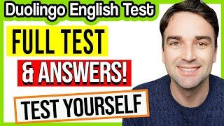 Duolingo English Test - FULL TEST & ANSWERS #1