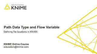 Path Data Type and Flow Variable