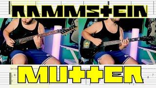 Rammstein - Mutter |Guitar Cover| |Tab|