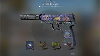 Smoke criminal sticker scraping,(dope easter egg).CSGO