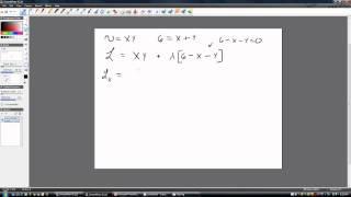 Constrained Optimization: The Lagrangian Method of Maximizing Consumer Utility