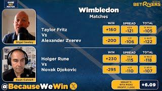 Wimbledon July 8 Predictions - Djokovic vs Rune, Fritz vs Zverev, Fils vs De Minaur