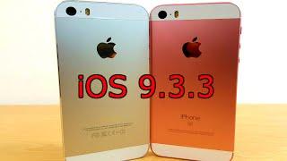 iPhone 5S iOS 9.3.3 vs iPhone SE iOS 9.3.3