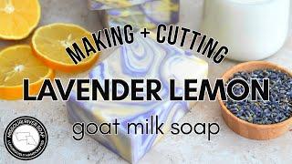 Making Lavender Lemon Cold Process Soap | MO River Soap